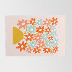 Sunny vase with Super Bloom Daisies Rug Gallery Image 2