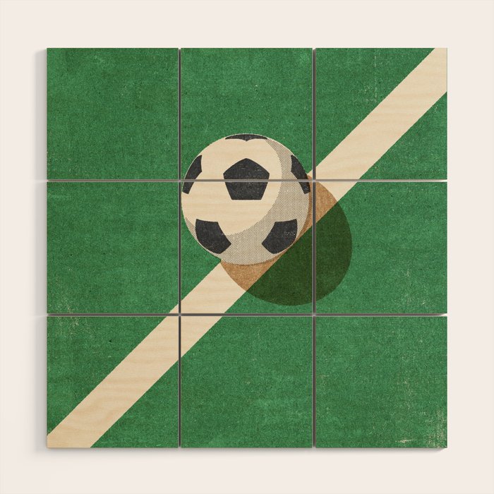 BALLS / Football Wood Wall Art Gallery Image 1