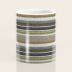 serape southwest stripe - muted natural tones Coffee Mug Gallery Image 4
