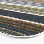 serape southwest stripe - muted natural tones Bath Mat Gallery Image 3