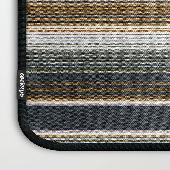 serape southwest stripe - muted natural tones Laptop Sleeve Gallery Image 3