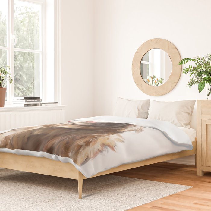 Christmas Highland Cow Duvet Cover Gallery Image 2