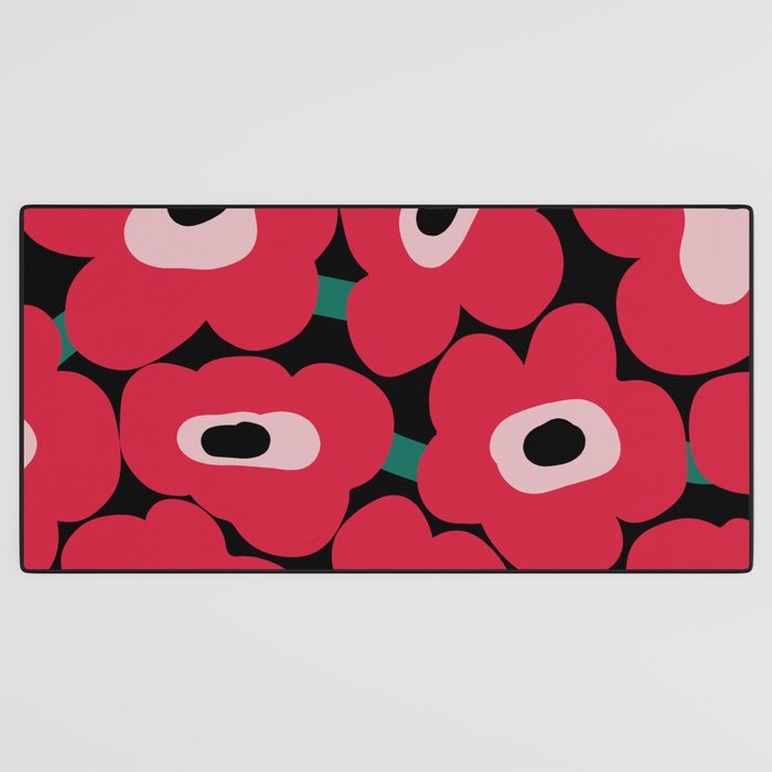 poppy dream night  Desk Mat Gallery Image 3