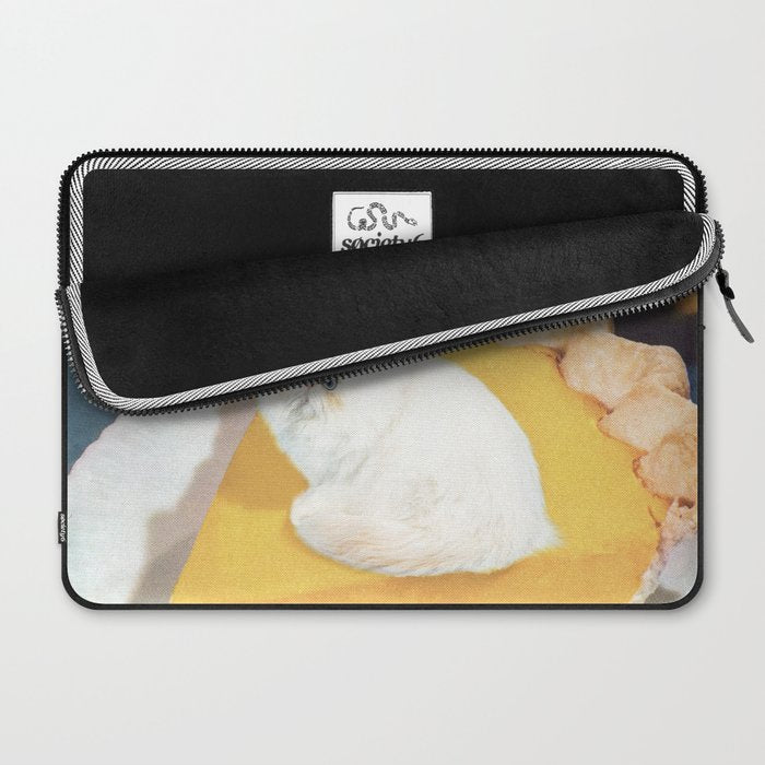 Lemon Meow Pie - Cat Meringue Laptop Sleeve Gallery Image 2