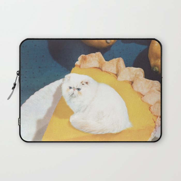 Lemon Meow Pie - Cat Meringue Laptop Sleeve Gallery Image 1