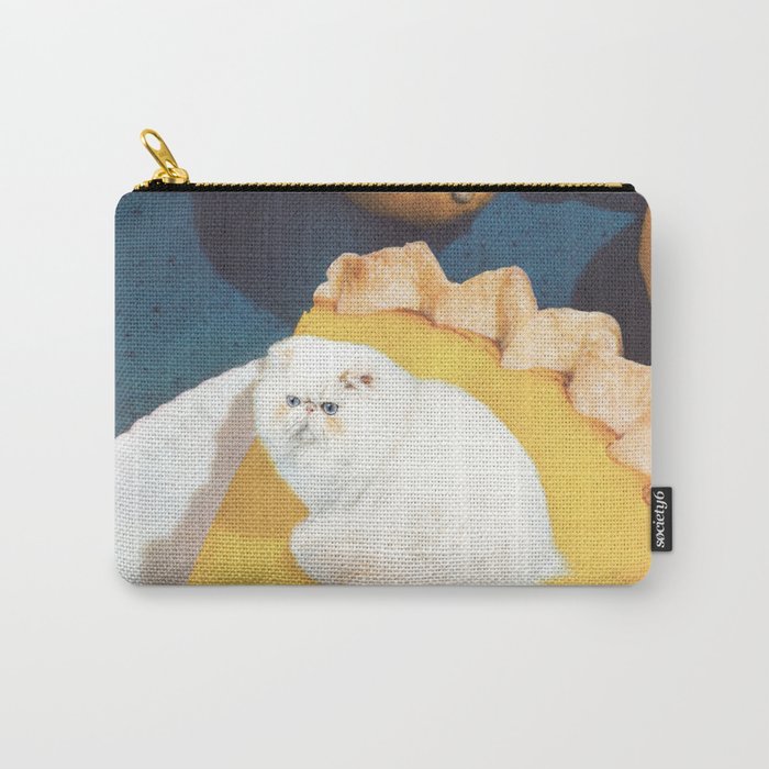Lemon Meow Pie - Cat Meringue Carry All Pouch Gallery Image 1
