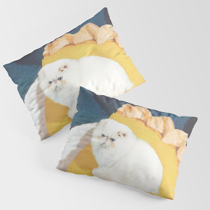 Lemon Meow Pie - Cat Meringue Pillow Sham Gallery Image 3