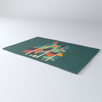 Cabin in the woods Rug Gallery Image 3