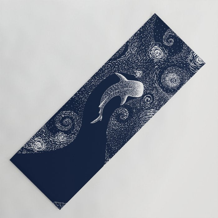 Star eater in Van Gogh style Yoga Mat Gallery Image 1