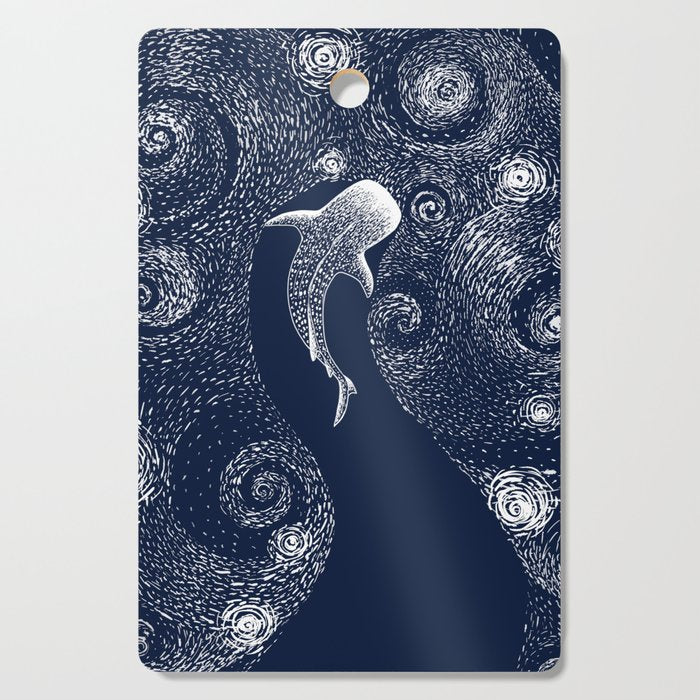 Star eater in Van Gogh style Cutting Board Gallery Image 1