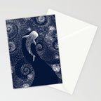 Star eater in Van Gogh style Stationery Card Gallery Image 2