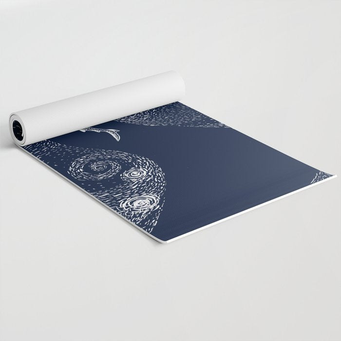 Star eater in Van Gogh style Yoga Mat Gallery Image 2