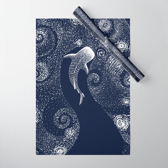 Star eater in Van Gogh style Wrapping Paper Gallery Image 1