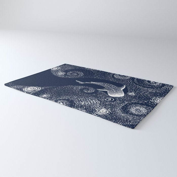 Star eater in Van Gogh style Rug Gallery Image 3