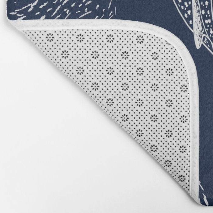 Star eater in Van Gogh style Bath Mat Gallery Image 2