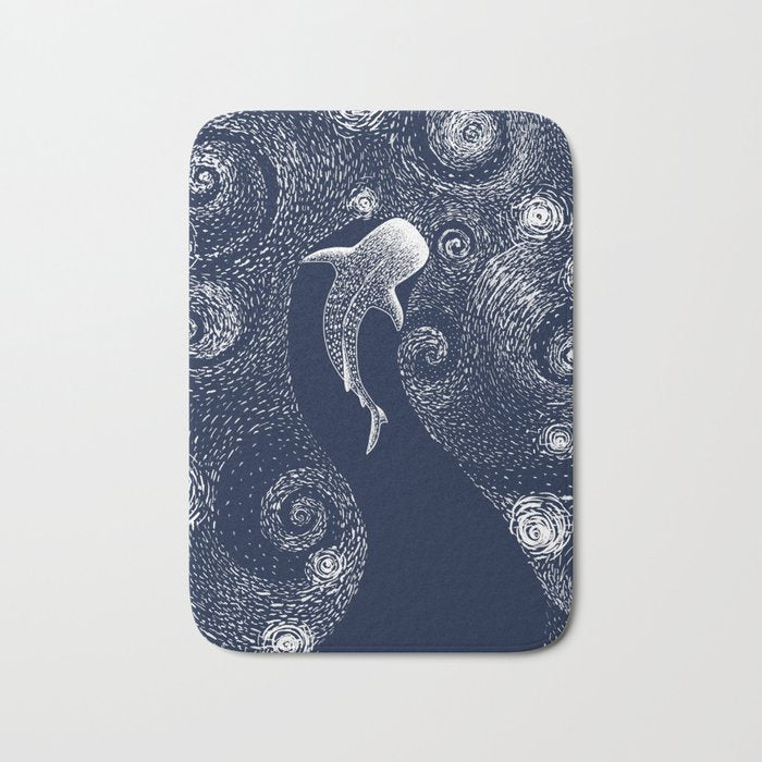 Star eater in Van Gogh style Bath Mat Gallery Image 1