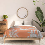 Orange Toile de Jouy Comforter Gallery Image 3