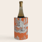 Orange Toile de Jouy Wine Chiller Gallery Image 2