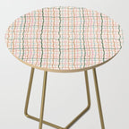 Retro Gingham - Pastel Colors  Side Table Gallery Image 2
