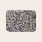 William Morris Thistle Grape Vellum Bath Mat Gallery Image 1