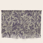 William Morris Thistle Grape Vellum Wall Hanging Gallery Image 1