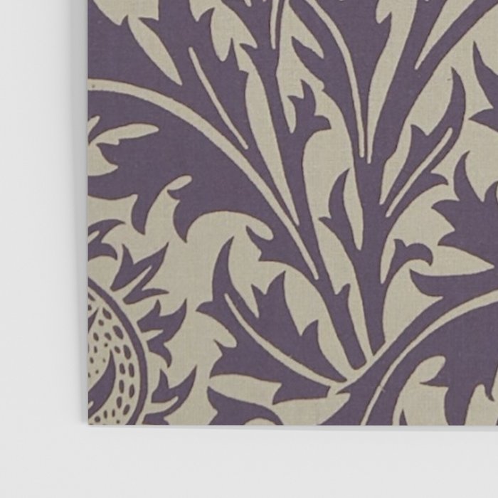 William Morris Thistle Grape Vellum Poster Gallery Image 3
