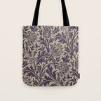 William Morris Thistle Grape Vellum Tote Bag Gallery Image 1