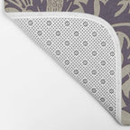 William Morris Thistle Grape Vellum Bath Mat Gallery Image 2