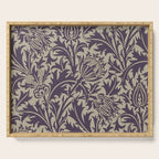 William Morris Thistle Grape Vellum Serving Tray Gallery Image 1