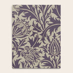 William Morris Thistle Grape Vellum Notebook Gallery Image 4