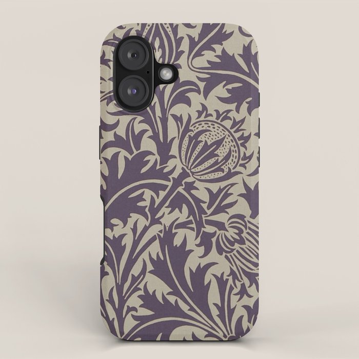 William Morris Thistle Grape Vellum iPhone Case Gallery Image 1