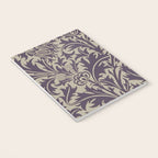 William Morris Thistle Grape Vellum Notebook Gallery Image 3