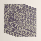 William Morris Thistle Grape Vellum Wrapping Paper Gallery Image 3