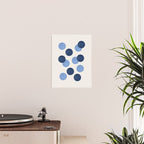 Blue Dots - Abstract Pattern Poster Gallery Image 2