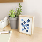 Blue Dots - Abstract Pattern Mini Art Print Gallery Image 2
