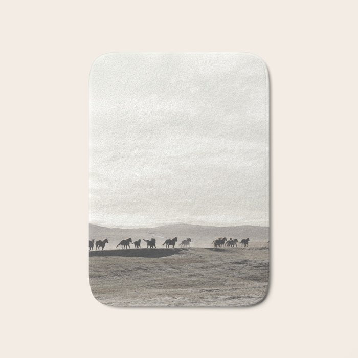 Horses on the Dunes Bath Mat Gallery Image 1