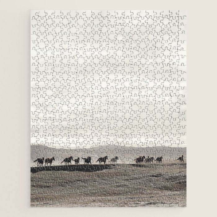 Horses on the Dunes Jigsaw Puzzle Gallery Image 1