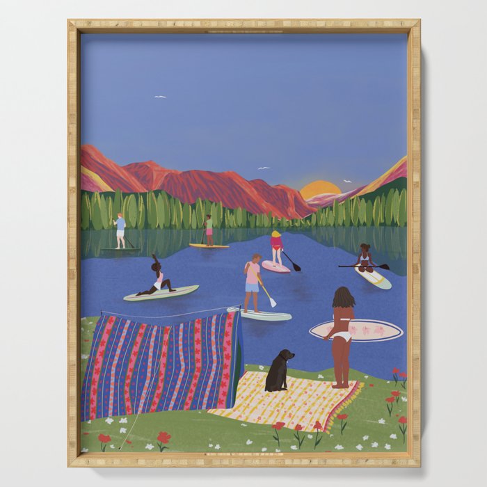 Lake Serving Tray Gallery Image 1