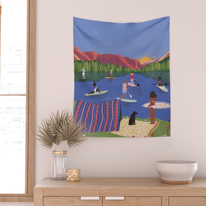 Lake Wall Tapestry Gallery Image 2