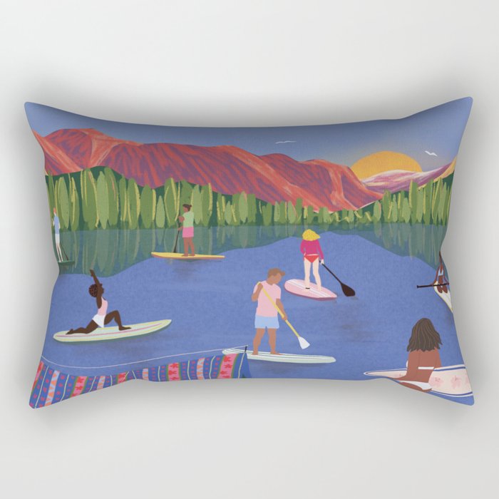 Lake Rectangular Pillow Gallery Image 2