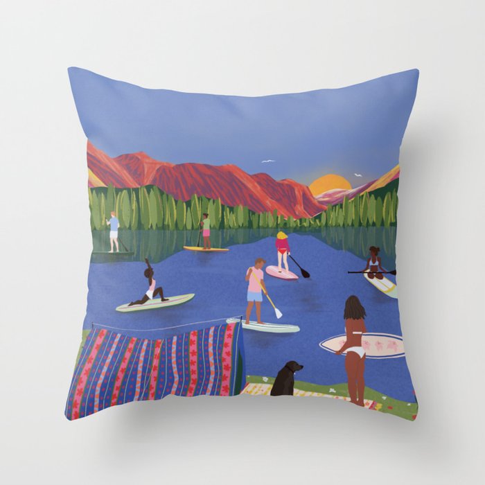 Lake Throw Pillow Gallery Image 6