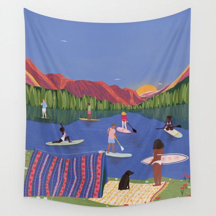 Lake Wall Tapestry Gallery Image 4