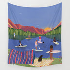 Lake Wall Tapestry Gallery Image 4