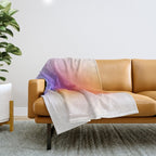 Focus On The Good: Aura-Gradient-Quote-Decor Throw Blanket Gallery Image 1