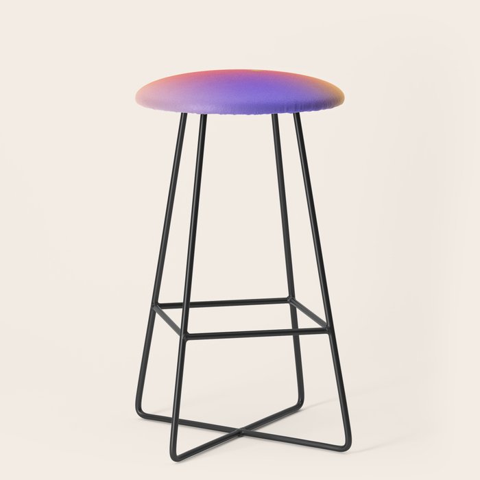 Focus On The Good: Aura-Gradient-Quote-Decor Stool Gallery Image 1