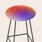 Focus On The Good: Aura-Gradient-Quote-Decor Stool Gallery Image 2