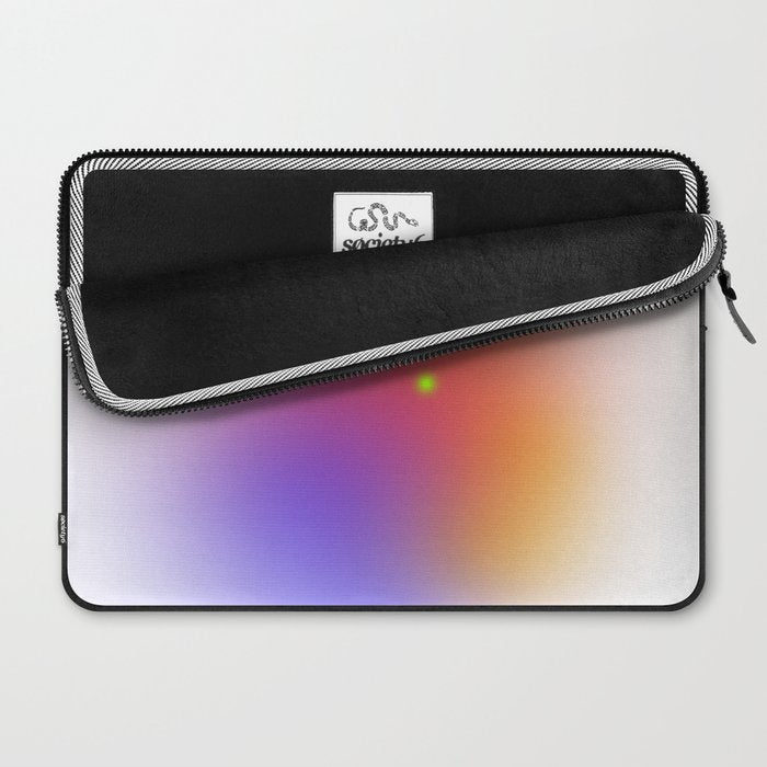 Focus On The Good: Aura-Gradient-Quote-Decor Laptop Sleeve Gallery Image 2
