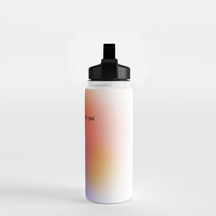Focus On The Good: Aura-Gradient-Quote-Decor Water Bottle Gallery Image 2