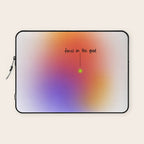 Focus On The Good: Aura-Gradient-Quote-Decor Laptop Sleeve Gallery Image 1