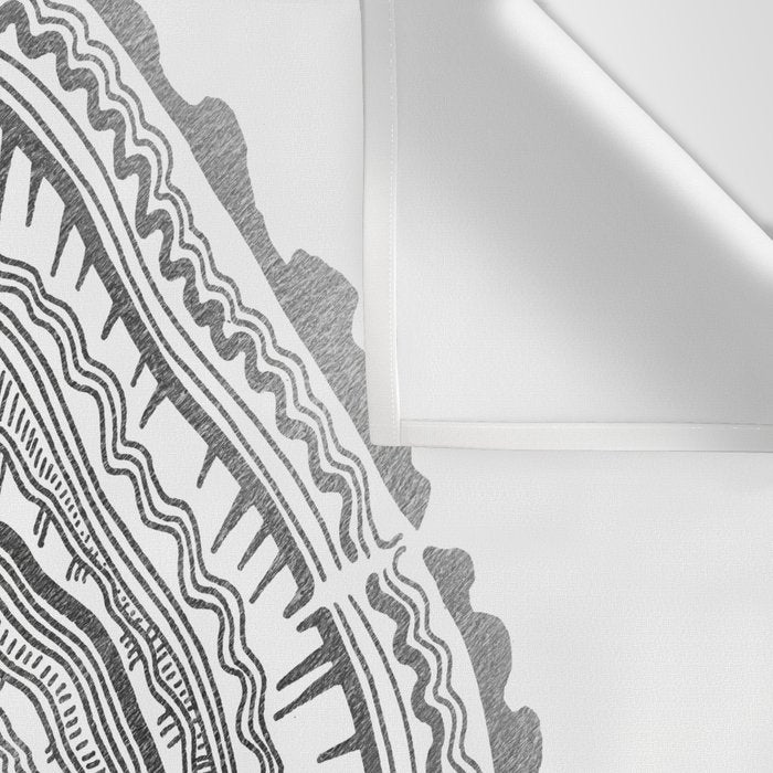 Growth Rings - 65 Years - Silver Wall Tapestry Gallery Image 3